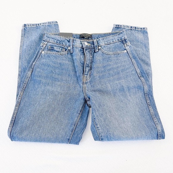 Banana Republic Curvy Straight High Rise Denim Jeans SZ27 - Picture 4 of 8